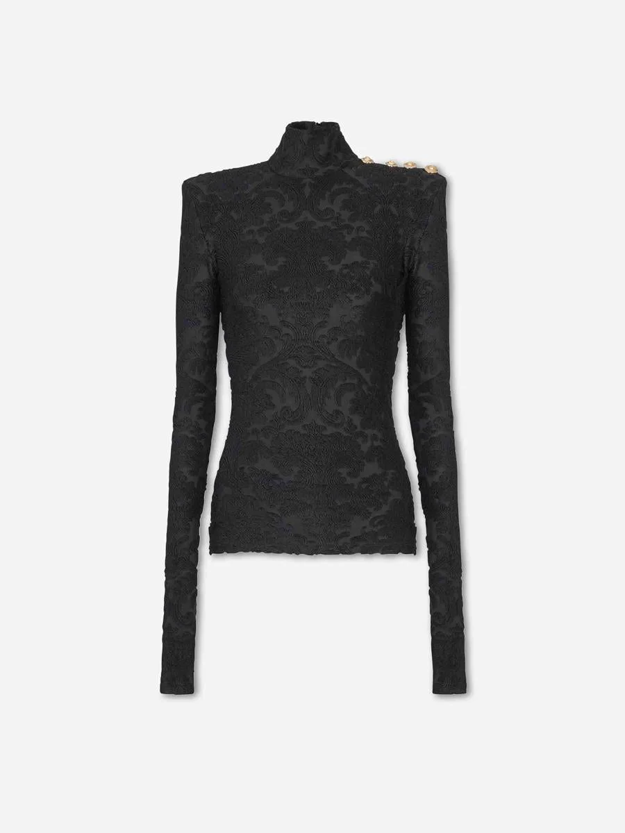 Balmain Long Sleeve Top - 1