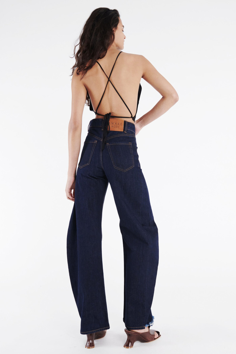 MIRROR JEANS WITH SIDE INSERTS INDIGO RINSE WASH 3