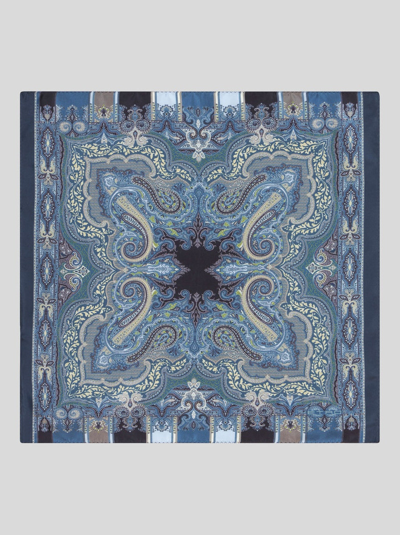 PRINTED SILK POCKET SQUARE 1