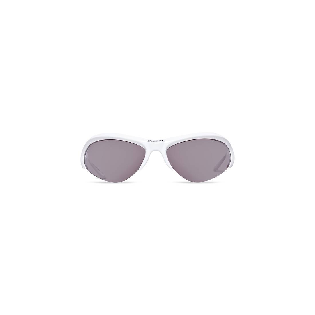 BALENCIAGA Wire Cat Sunglasses in White | REVERSIBLE