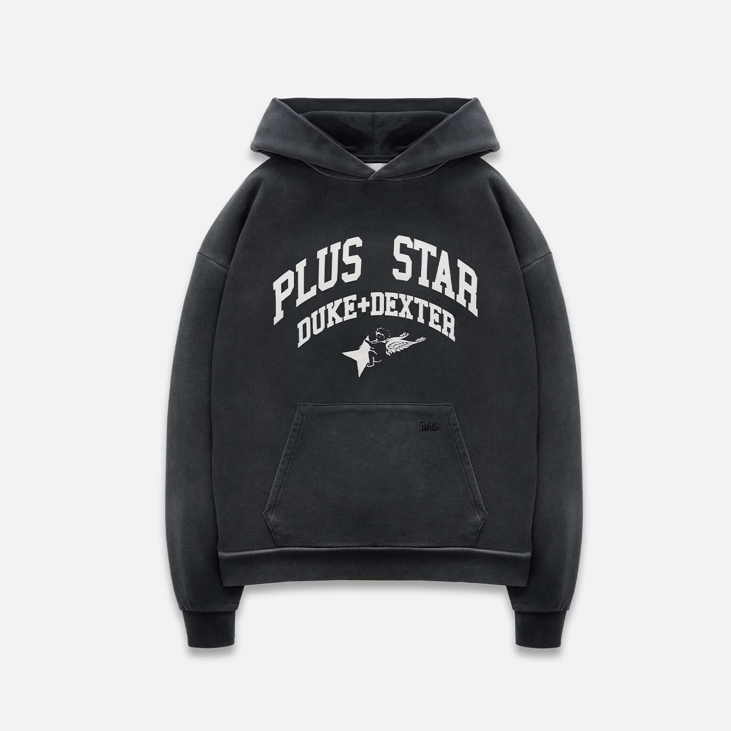 Plus Washed Grey Hoodie - 1
