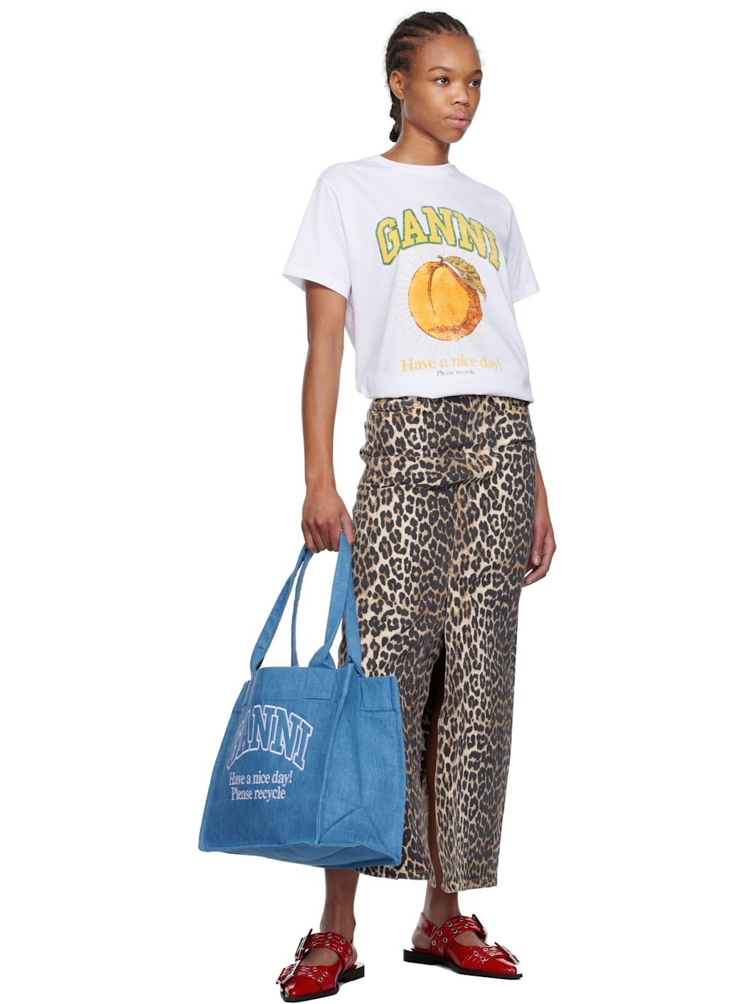 Blue Denim Tote - 4