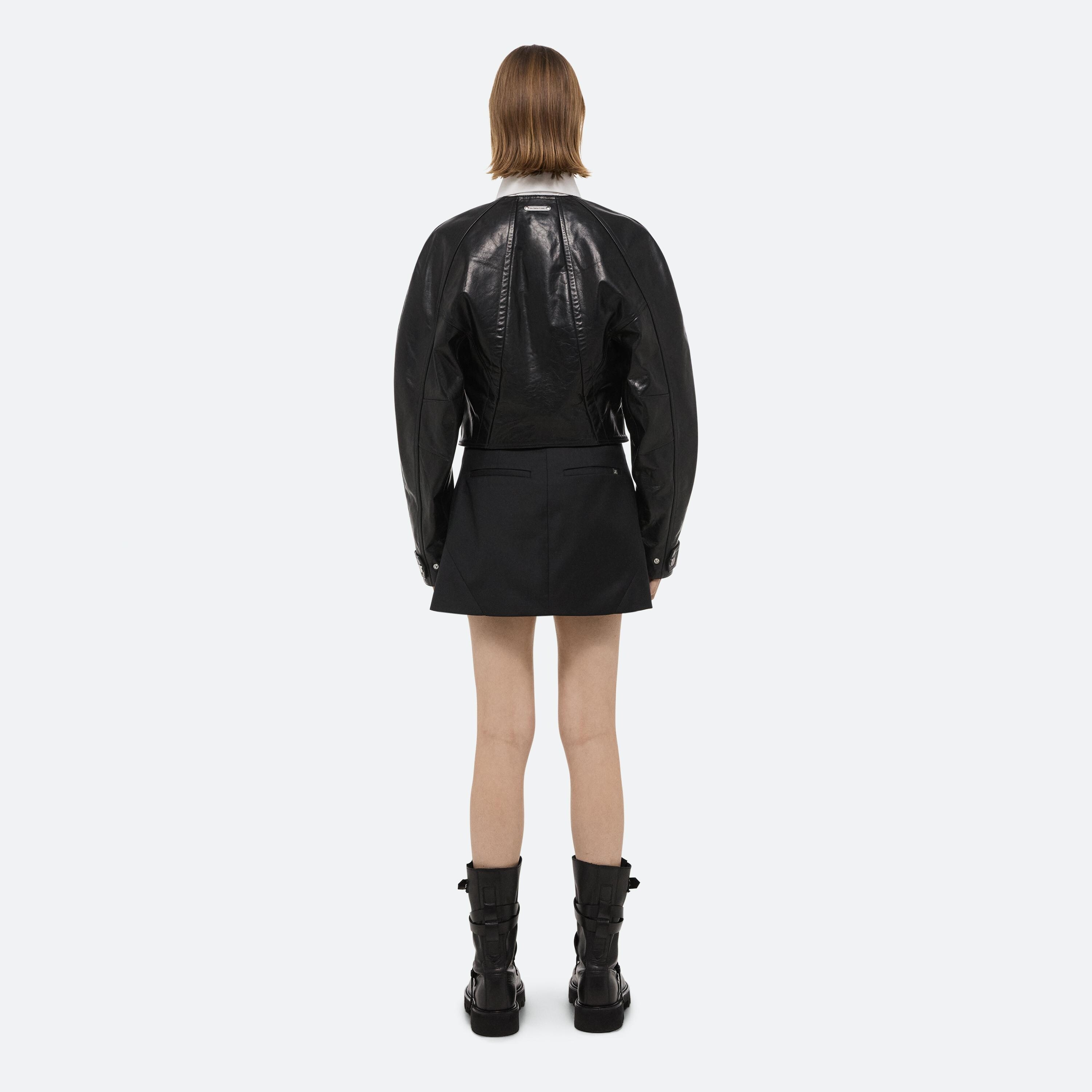 ARTICULATED LEATHER JACKET - 5
