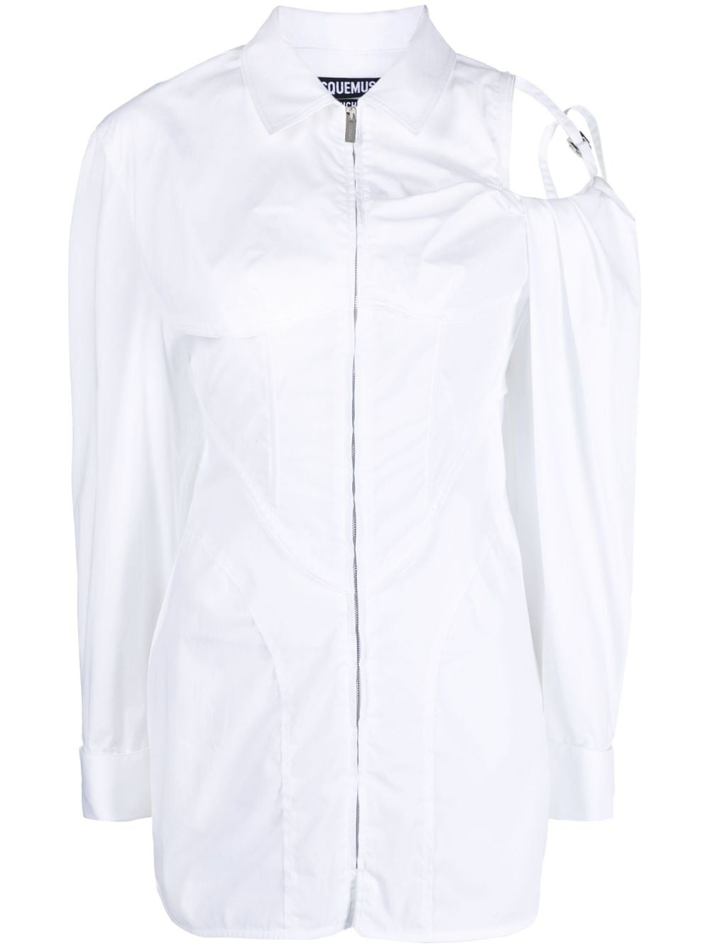 Galliga asymmetric shirt dress - 1
