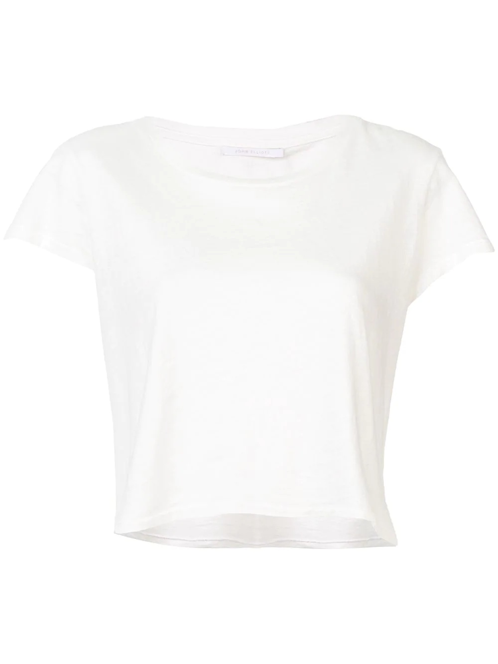 jersey cropped T-shirt - 1