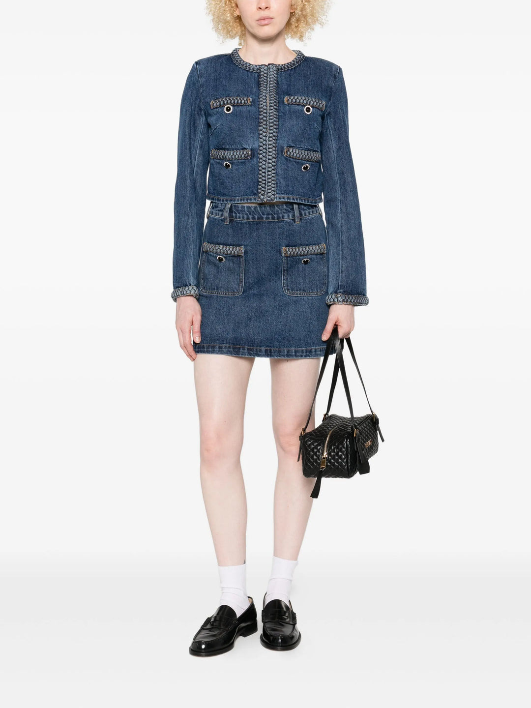 Denim Braided Jacket - 2