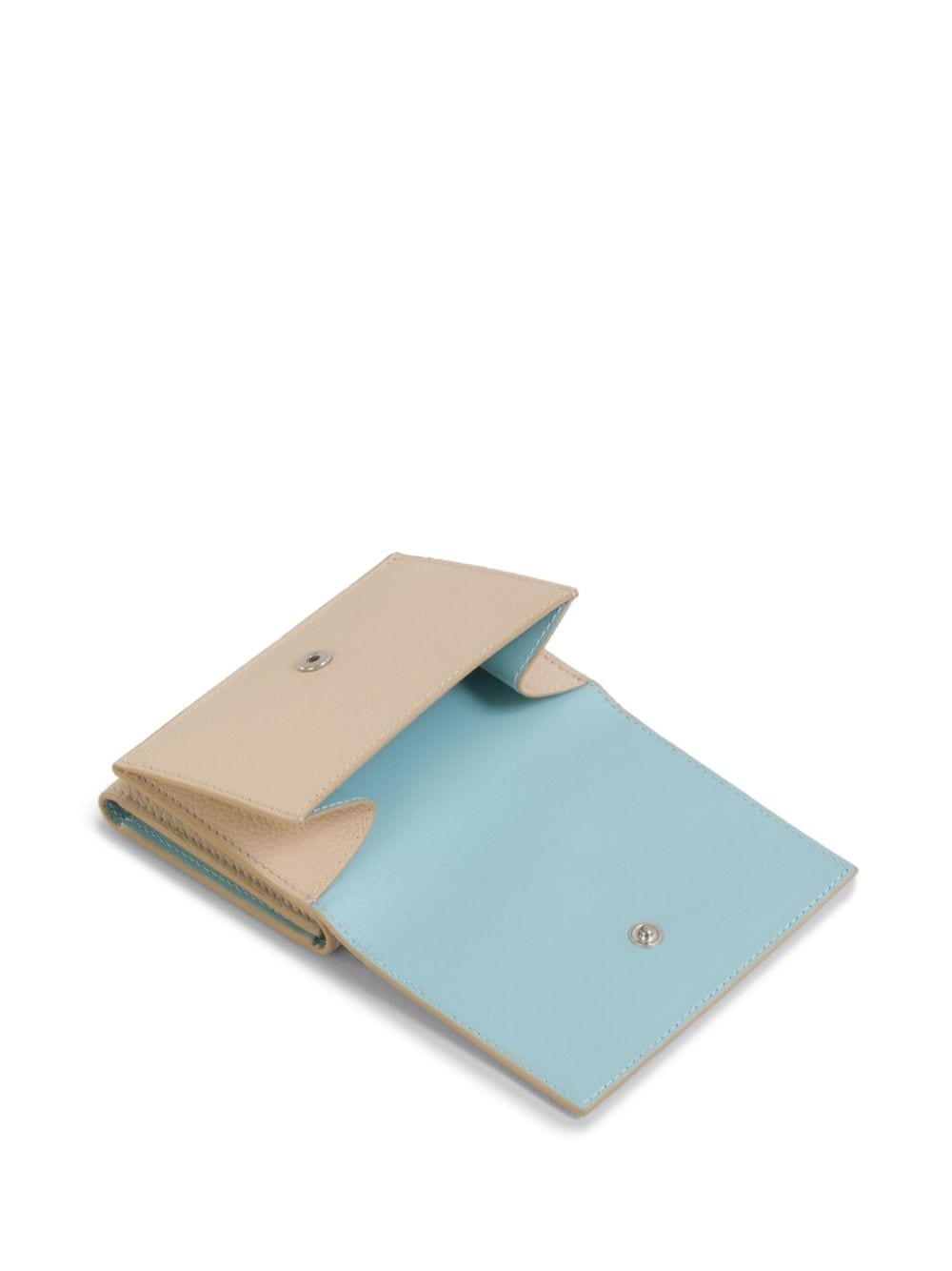 logo-embroidered leather wallet - 5