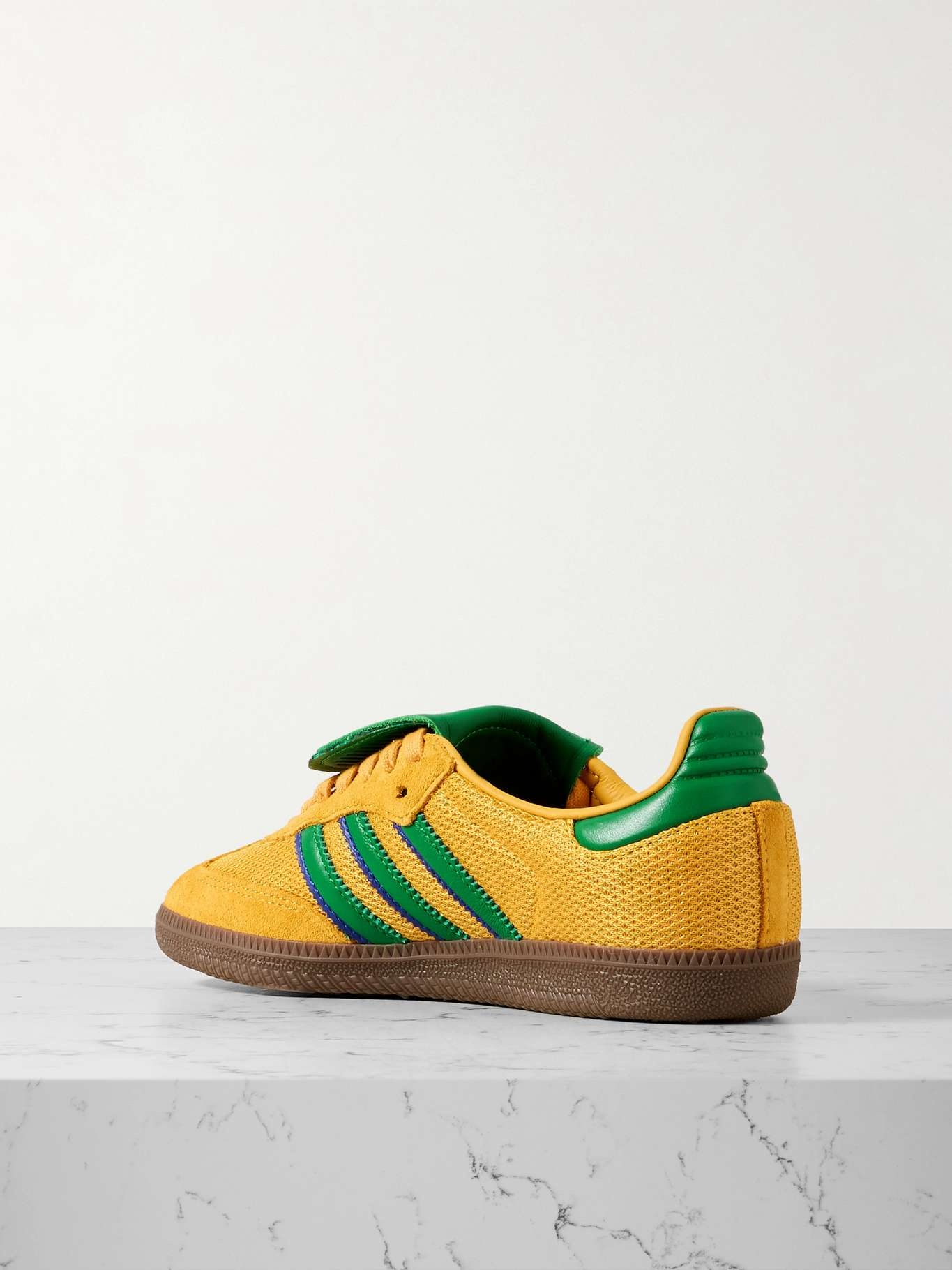 Samba OG mesh, suede and leather sneakers - 3