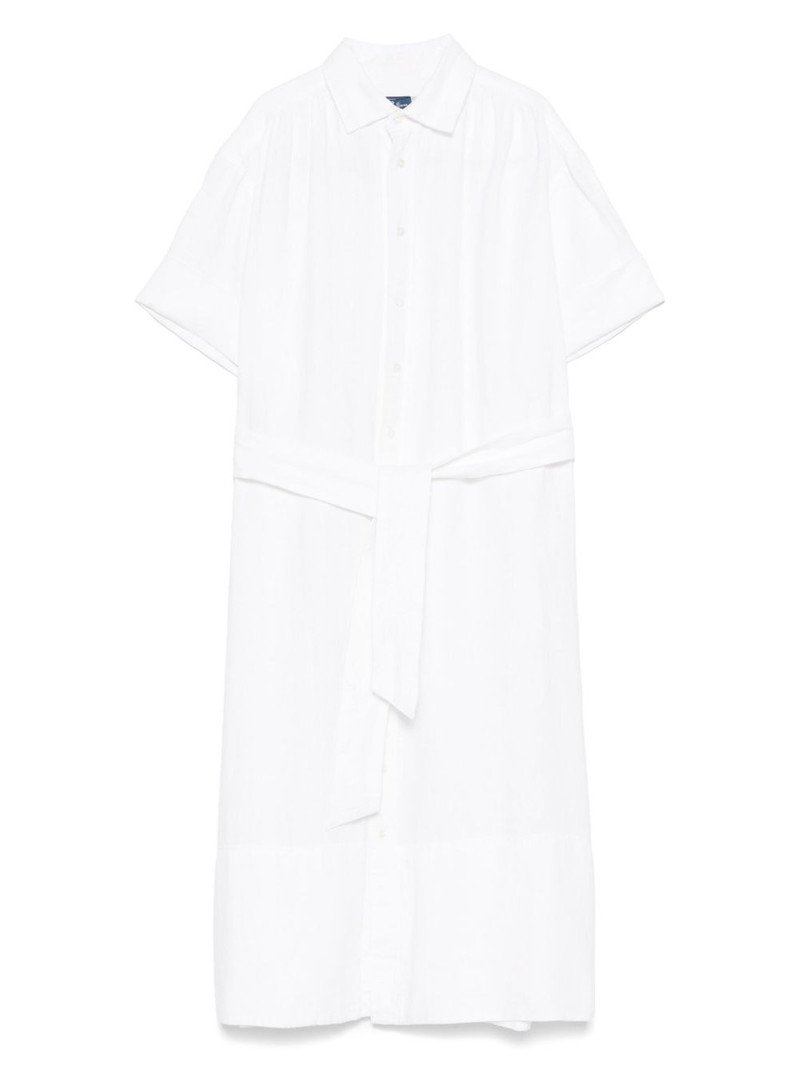 belted linen dress 1