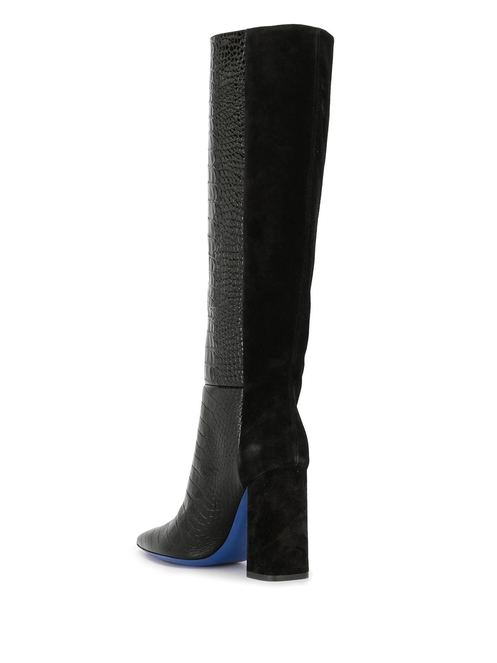 block heel knee-high boots - 3