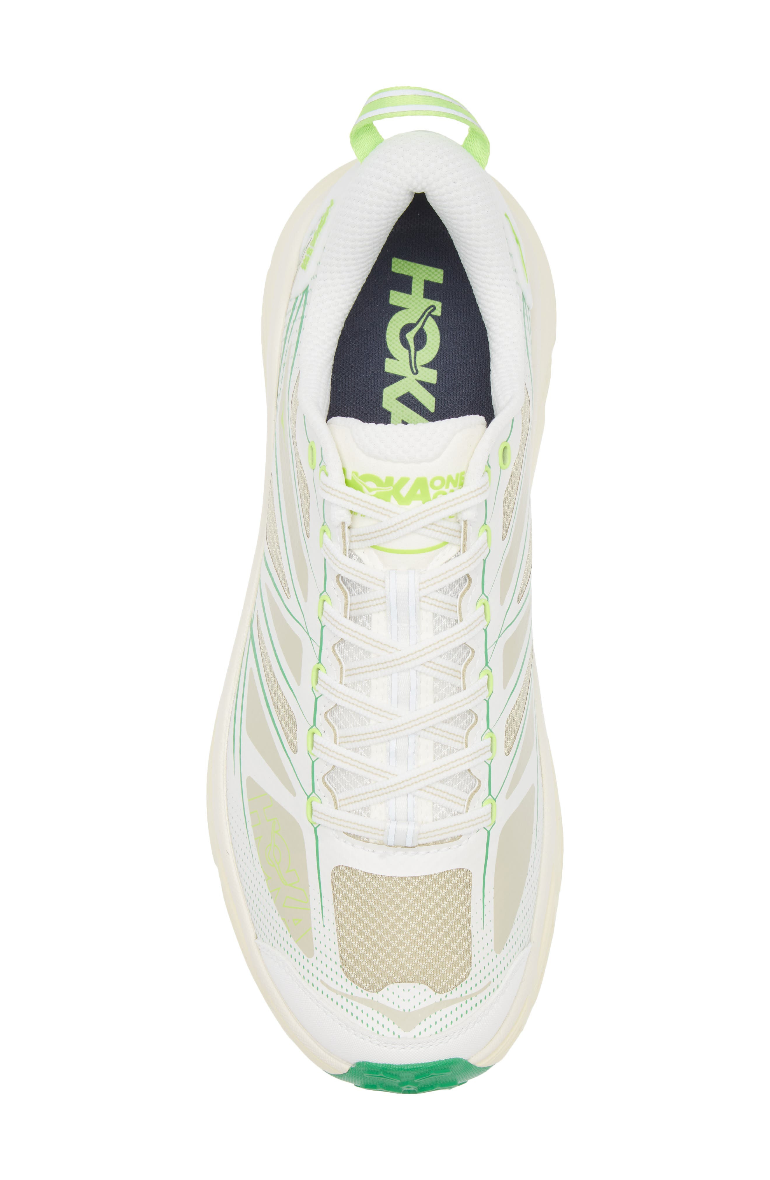 HOKA Mafate Speed 2 Sneaker in White /Fresh Cut Grass at Nordstrom - 5