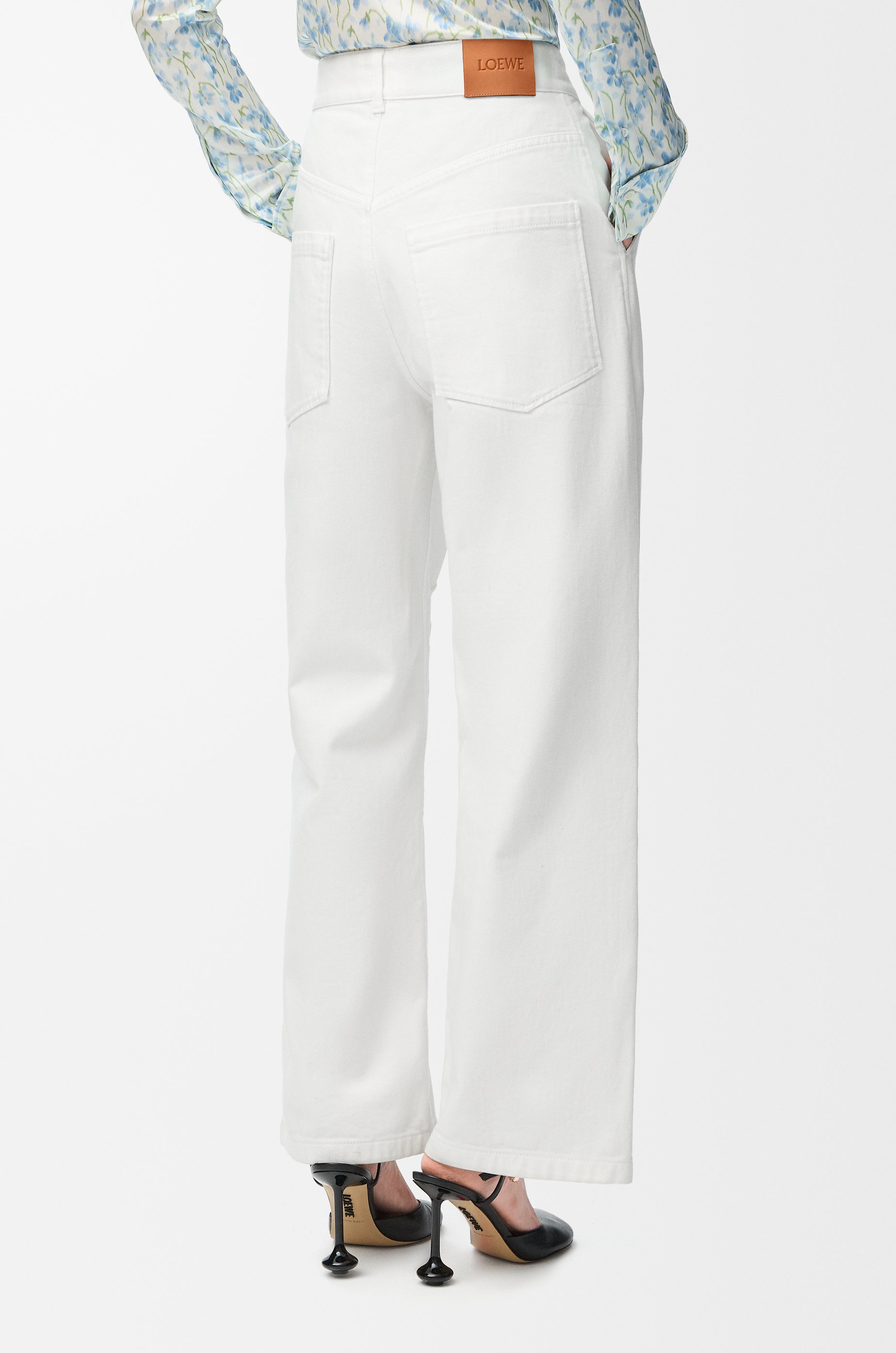 Anagram baggy jeans in denim - 4