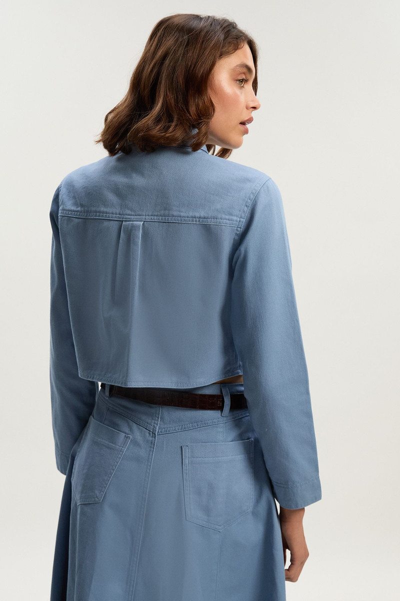 Coloured Denim Jacket 5