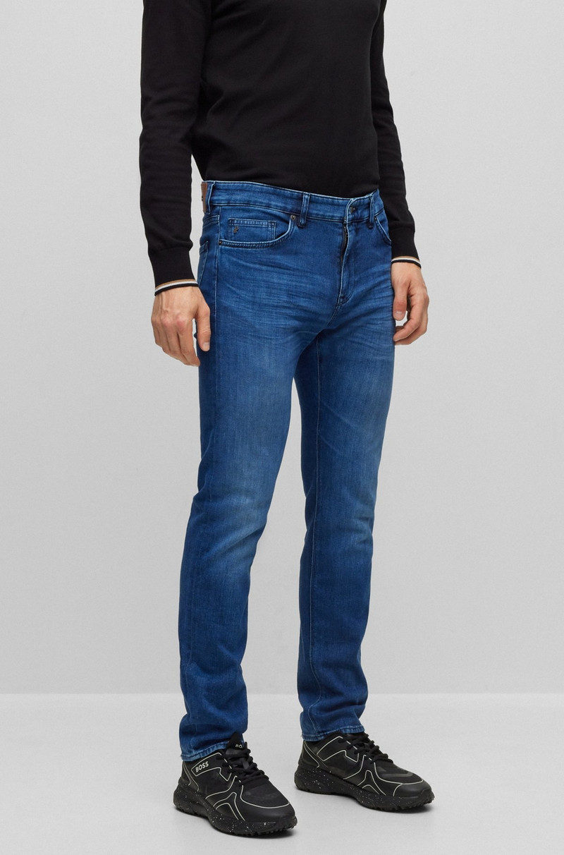 REGULAR-FIT JEANS IN BLUE ITALIAN DENIM 2