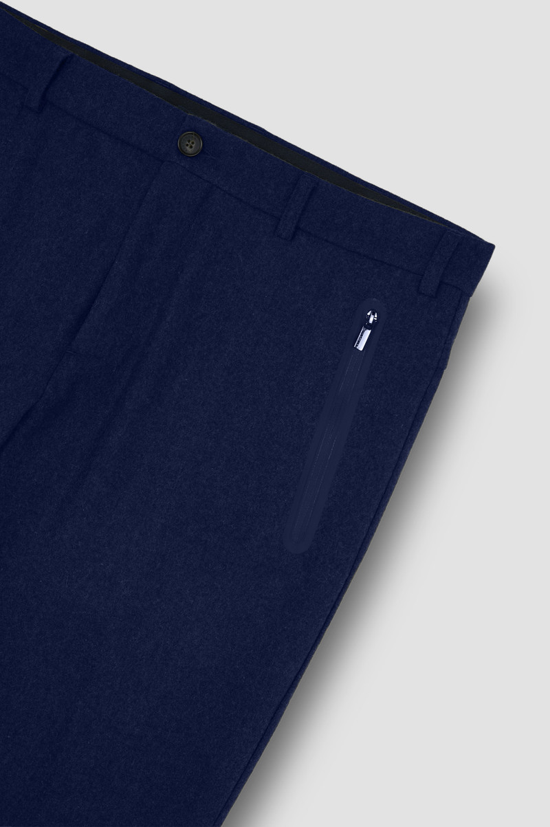 BLENDED WOOL CHINO TROUSERS 5