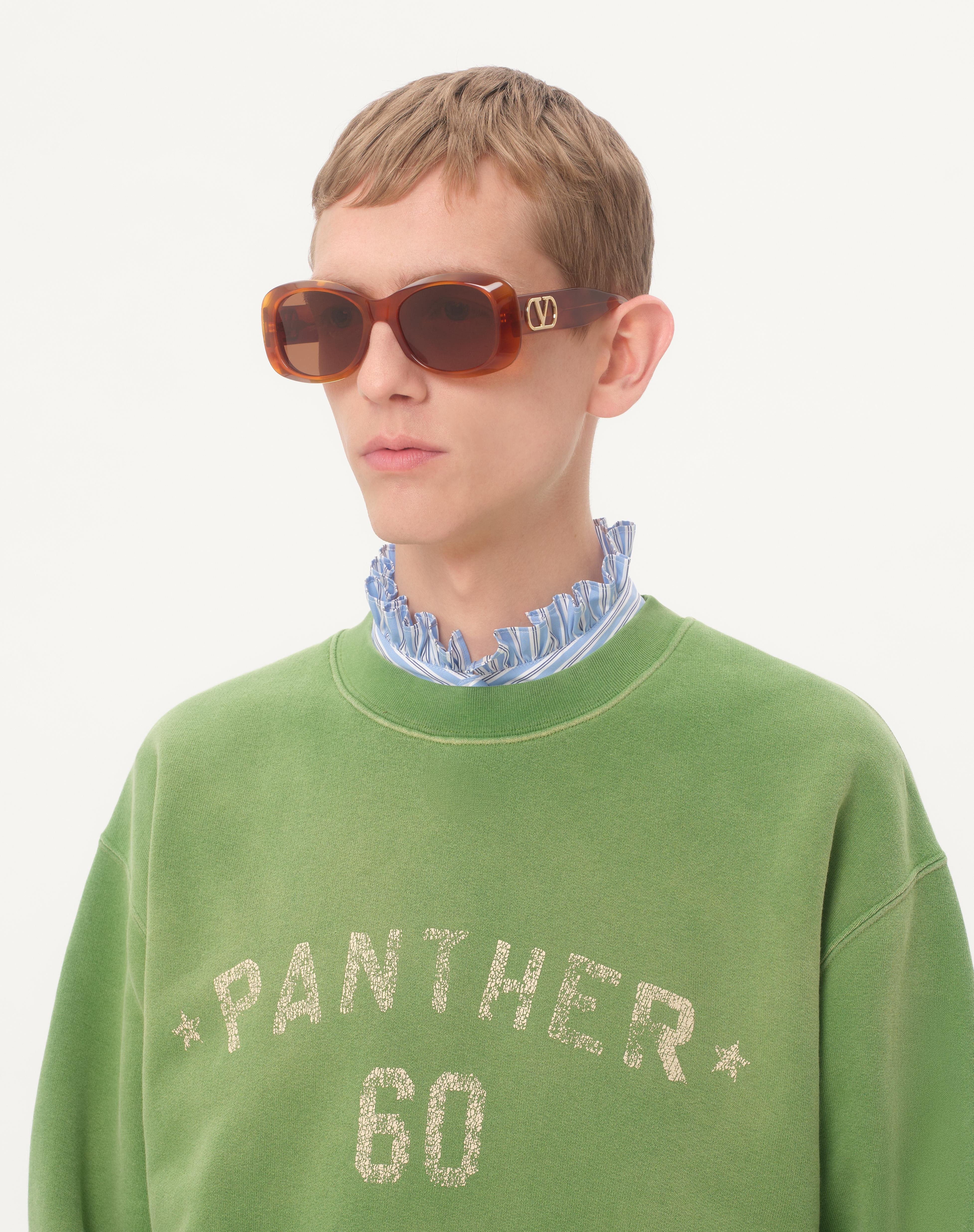 RECTANGULAR 70'S ACETATE GLASSES - 3