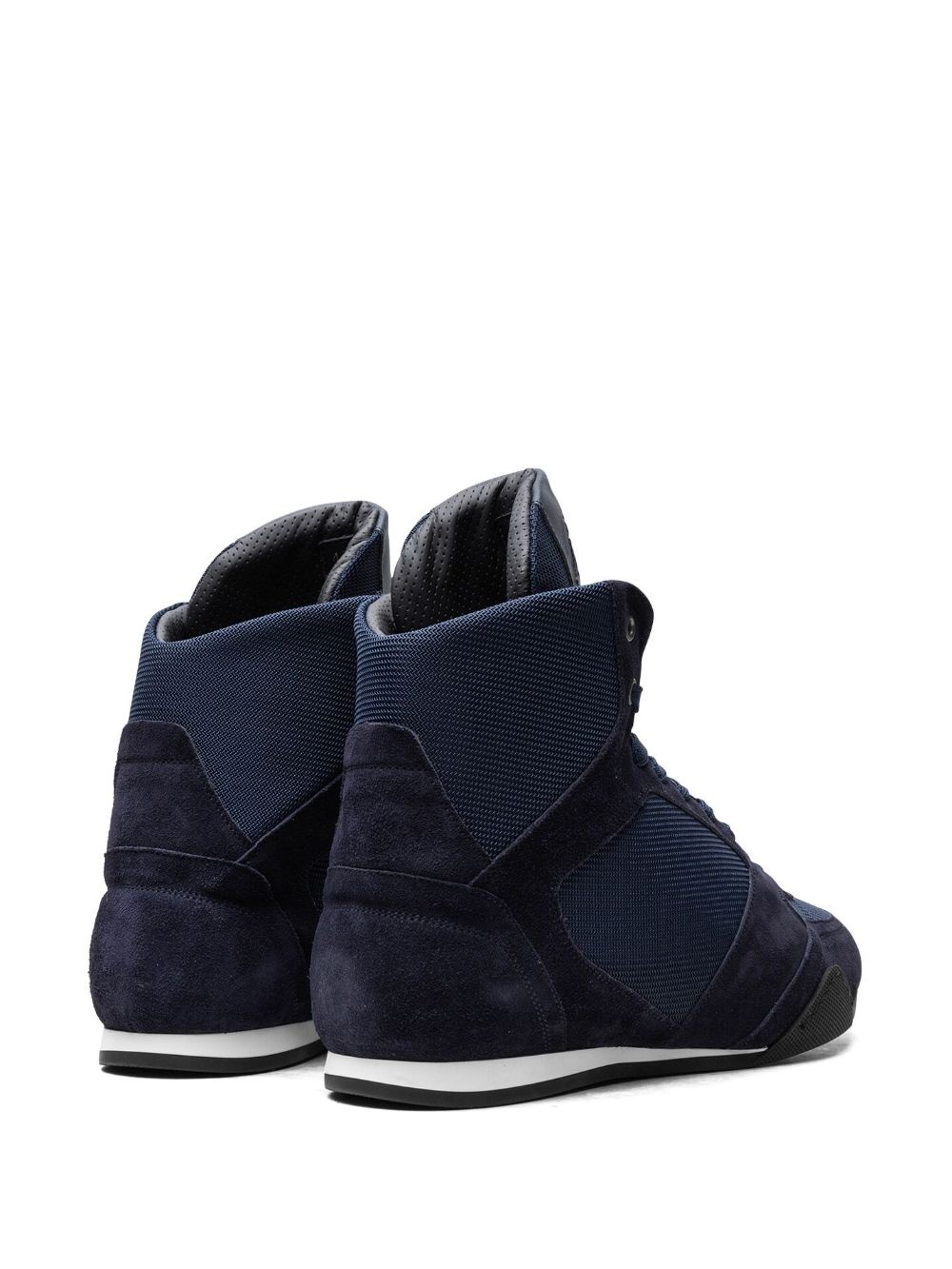 High Top Greek Key "Navy" sneakers - 3