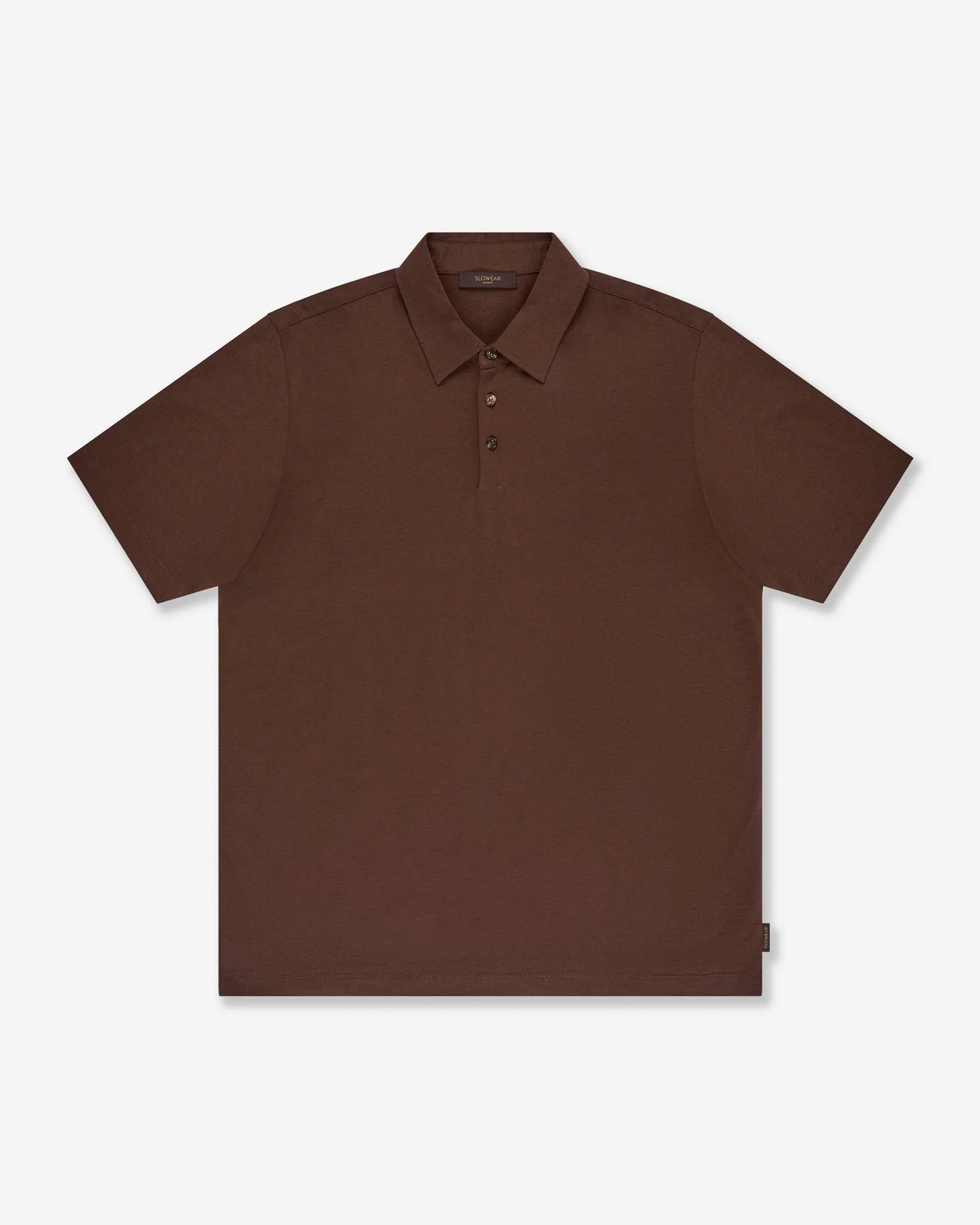 Slim fit cotton and silk jersey polo shirt - 1