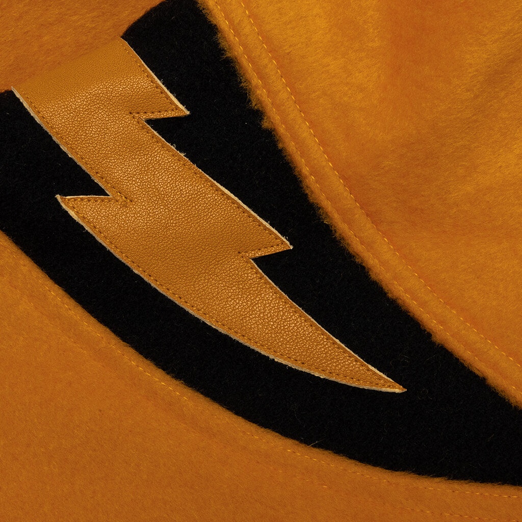 RHUDE WOOL LIGHTNING BOMBER - MUSTARD - 4