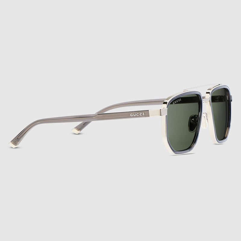 GUCCI Navigator frame sunglasses outlook