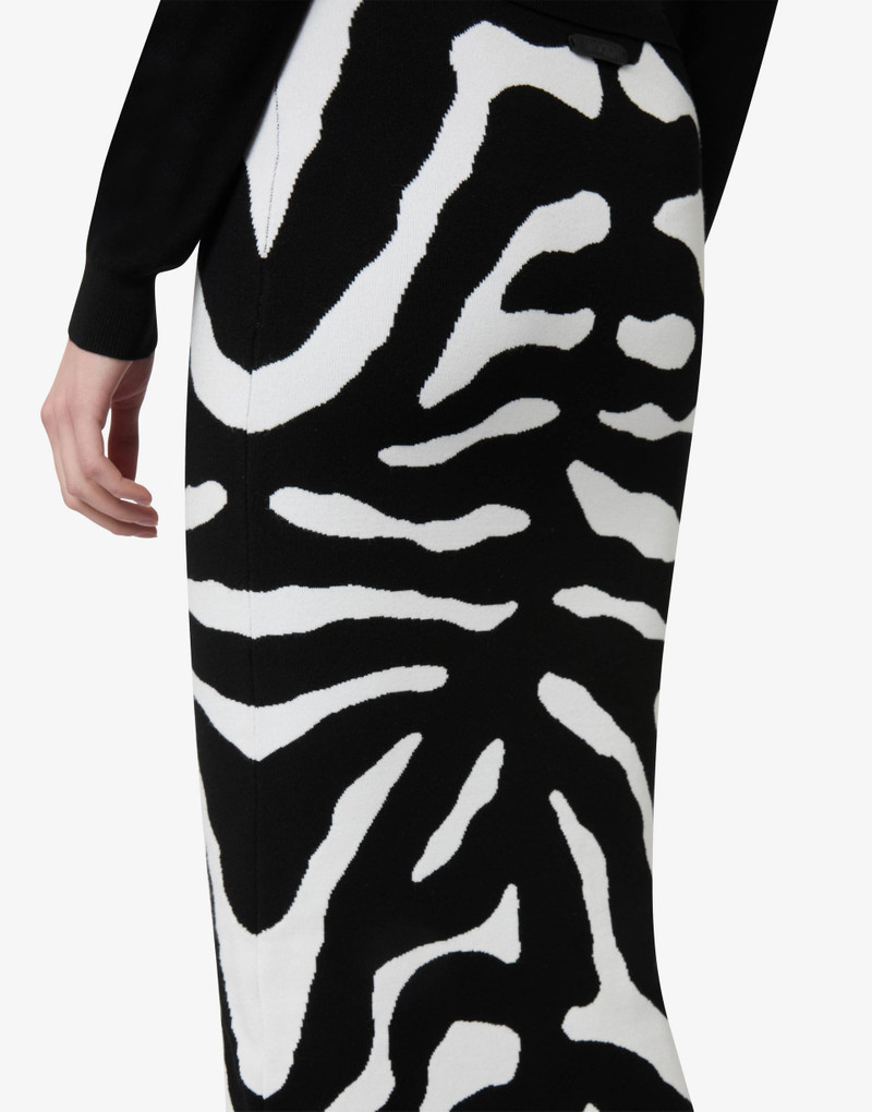 Moschino PRINTED STRETCH SKIRT outlook