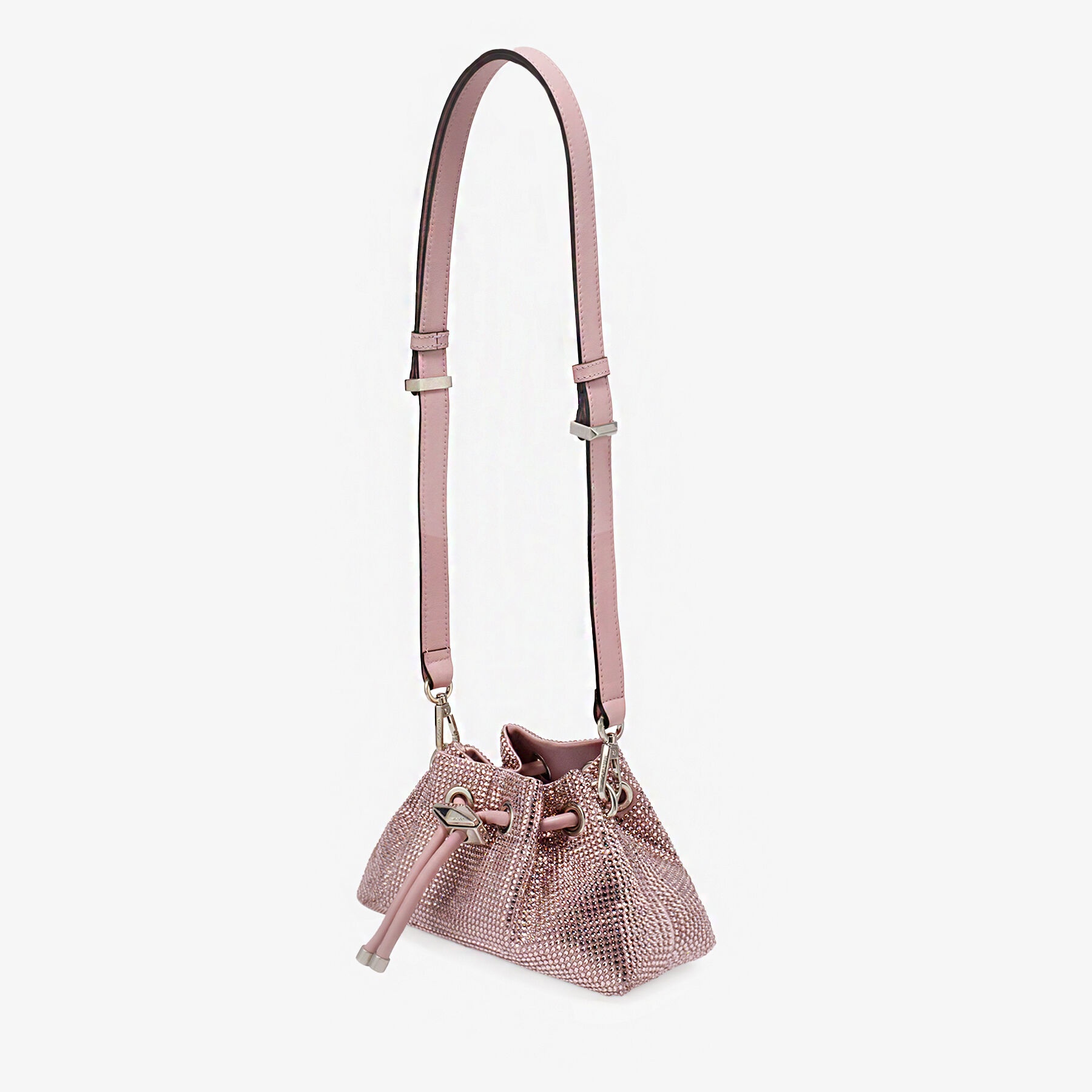 Cinch S
Rose Satin Crystal Bag - 3