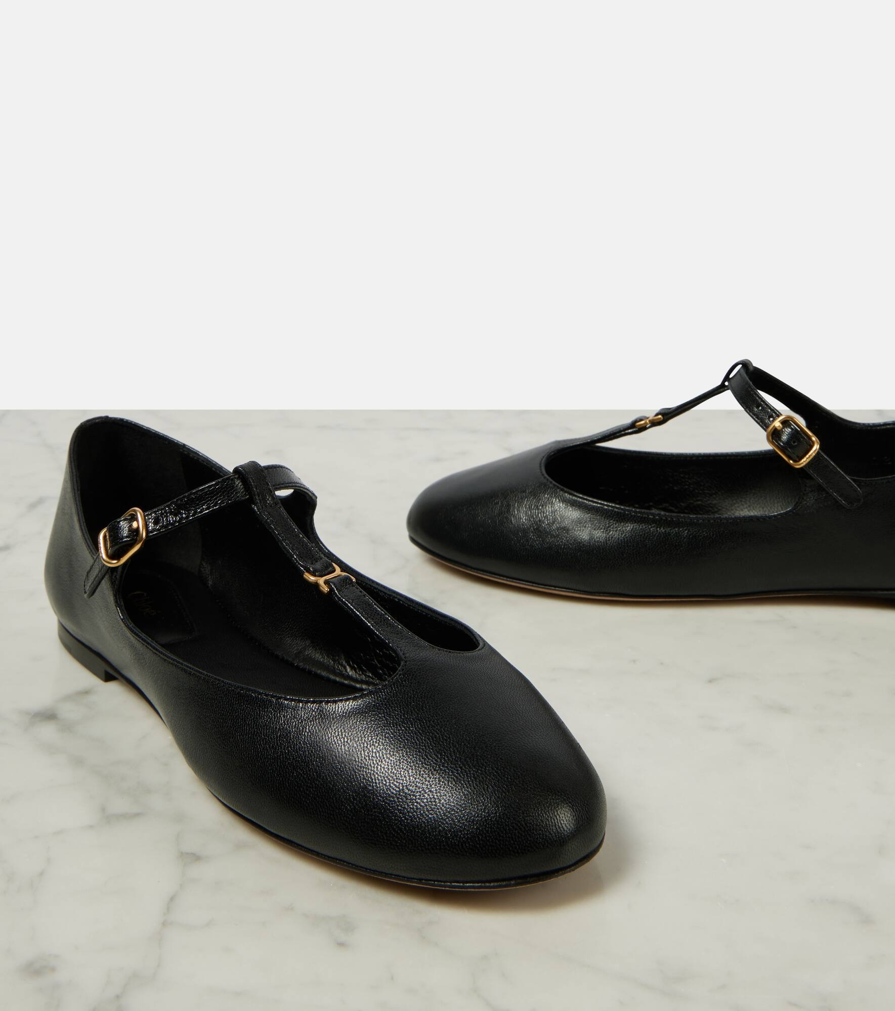 Marcie leather flats - 6