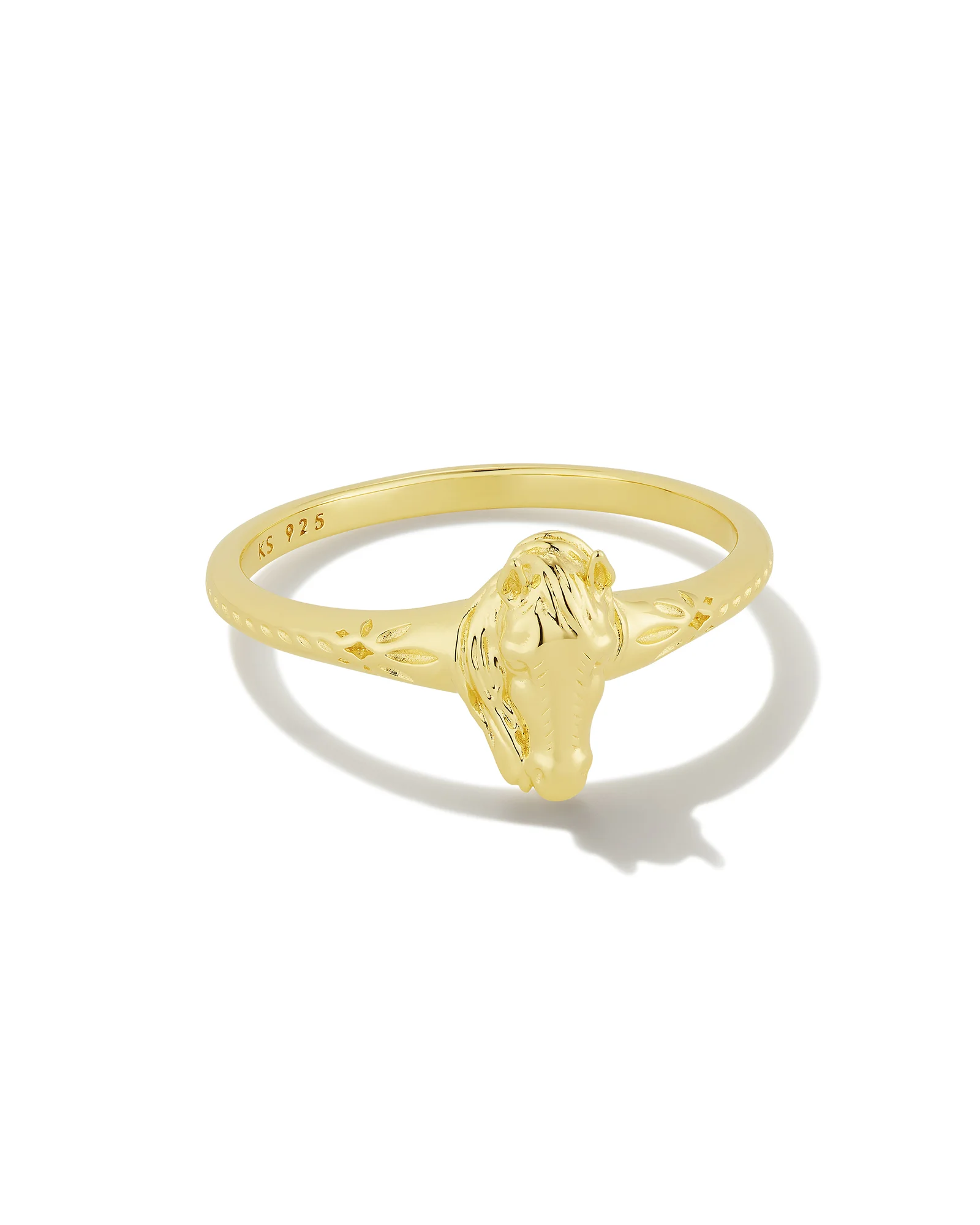 Tiny Beau Band Ring in 18k Yellow Gold Vermeil - 1