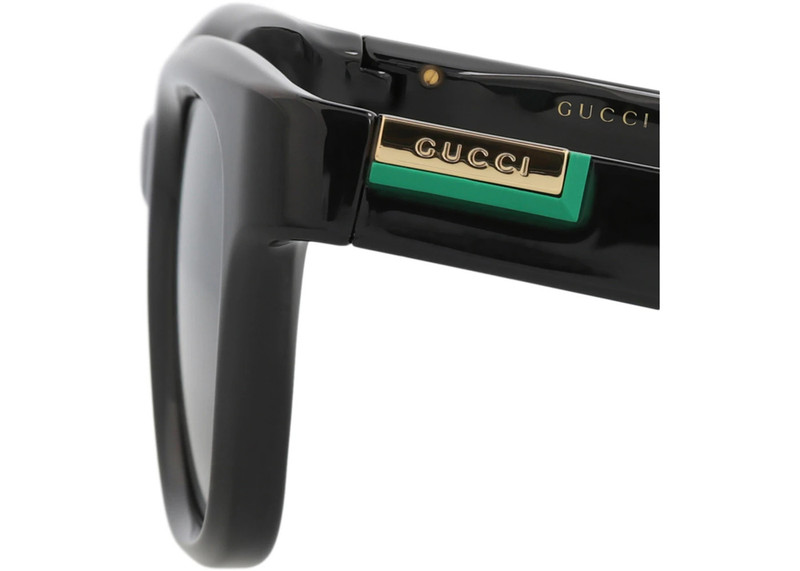 Gucci Square-Frame Injection Sunglasses Black Black Grey (GG1621S-30014935-001) 4