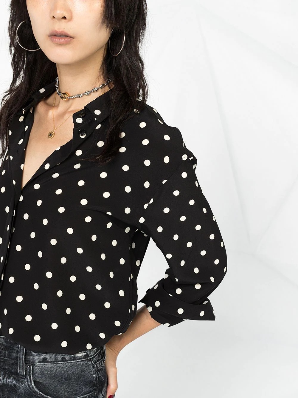 polka dot shirt - 3