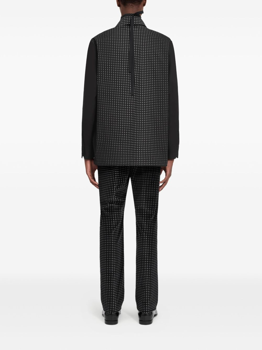 polka dot-print long-sleeved shirt - 4