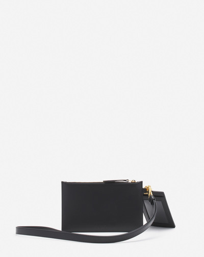 Lanvin LANVIN X FUTURE LEATHER DOUBLE CLUTCH WITH PINS outlook