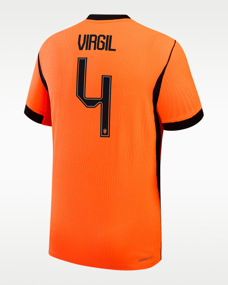 Virgil van Dijk Netherlands National Team 2026 Match Home Men's Nike Dri-FIT ADV Soccer Jersey 1