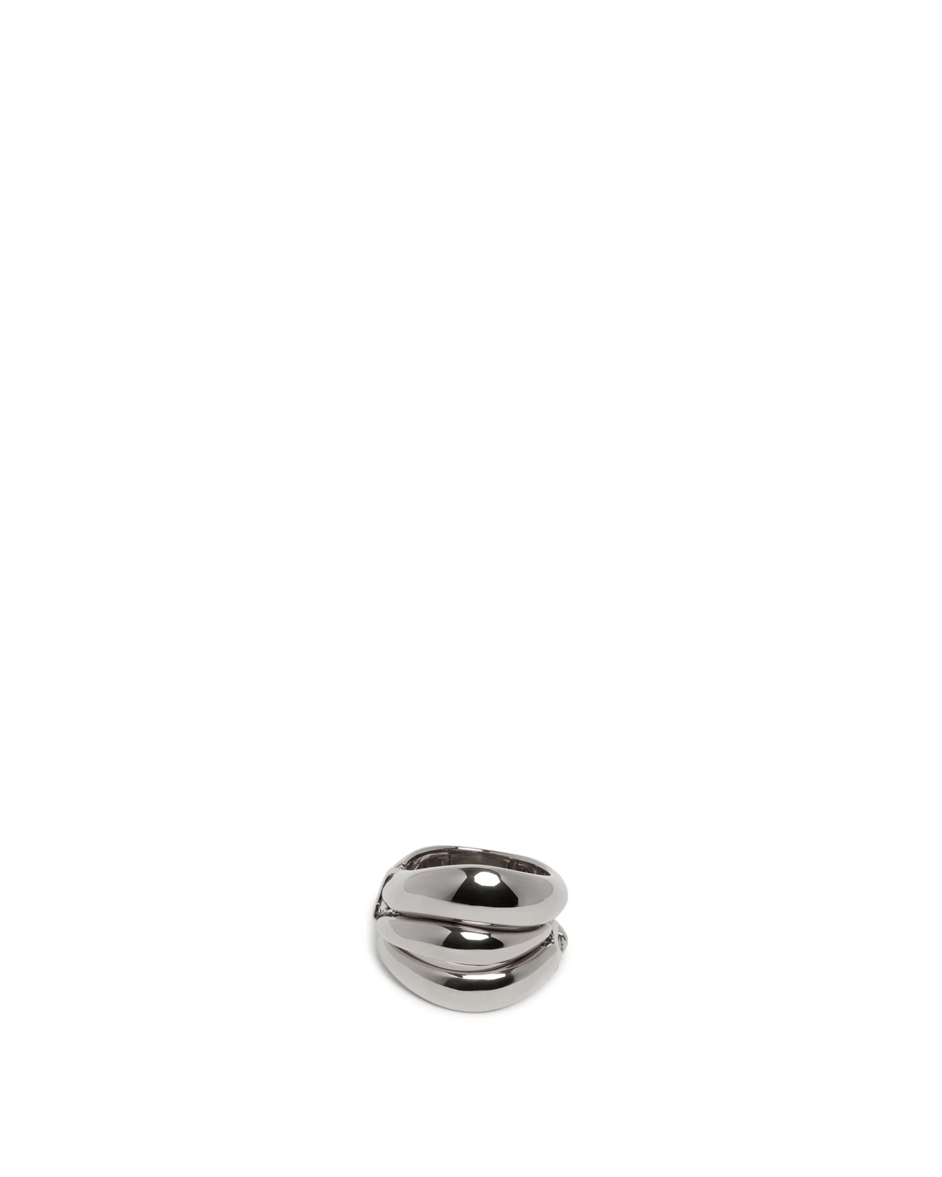 Silver Blow Out Forma Ring - 1