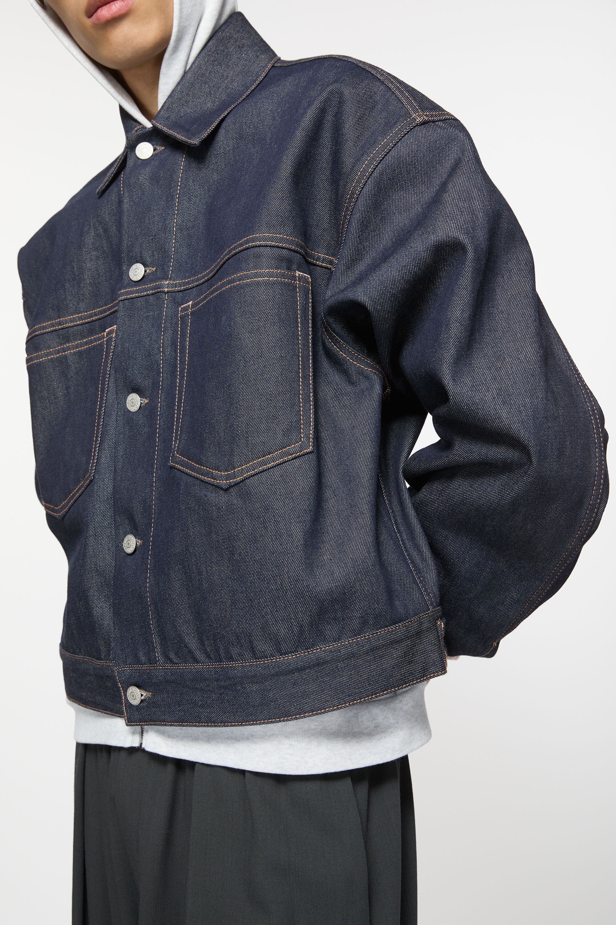 Denim jacket - Boxy fit - Indigo blue - 6