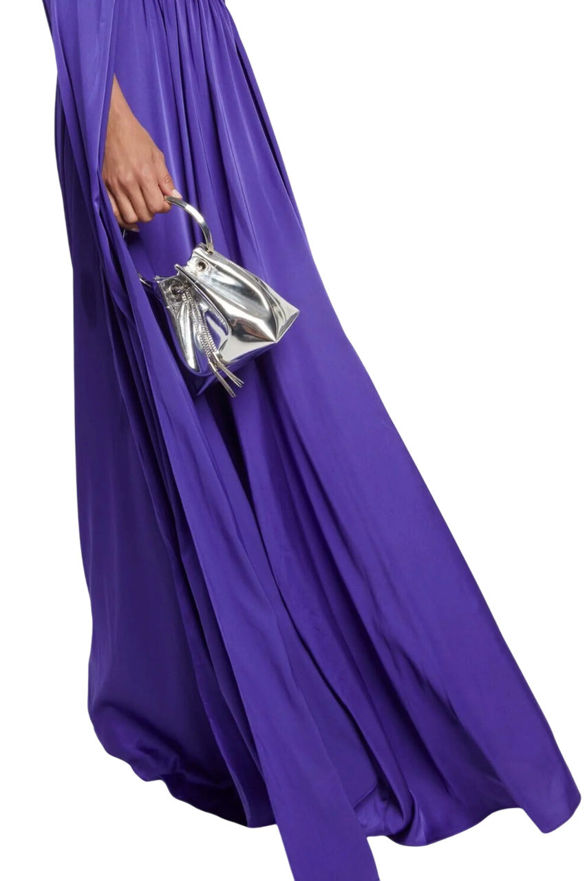 BRIDAL CHIFFON CAPE GOWN - 4