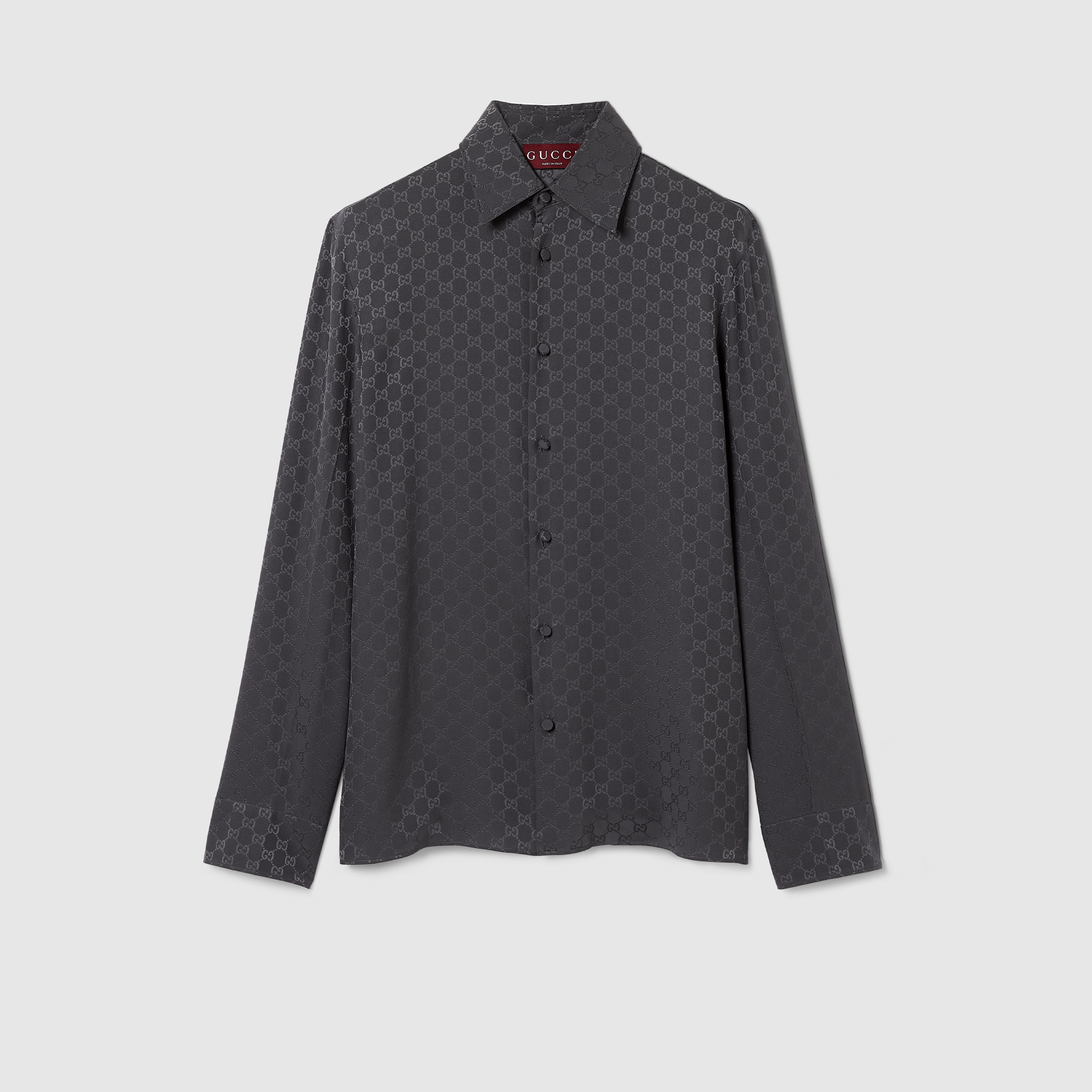 GG silk jacquard shirt - 1