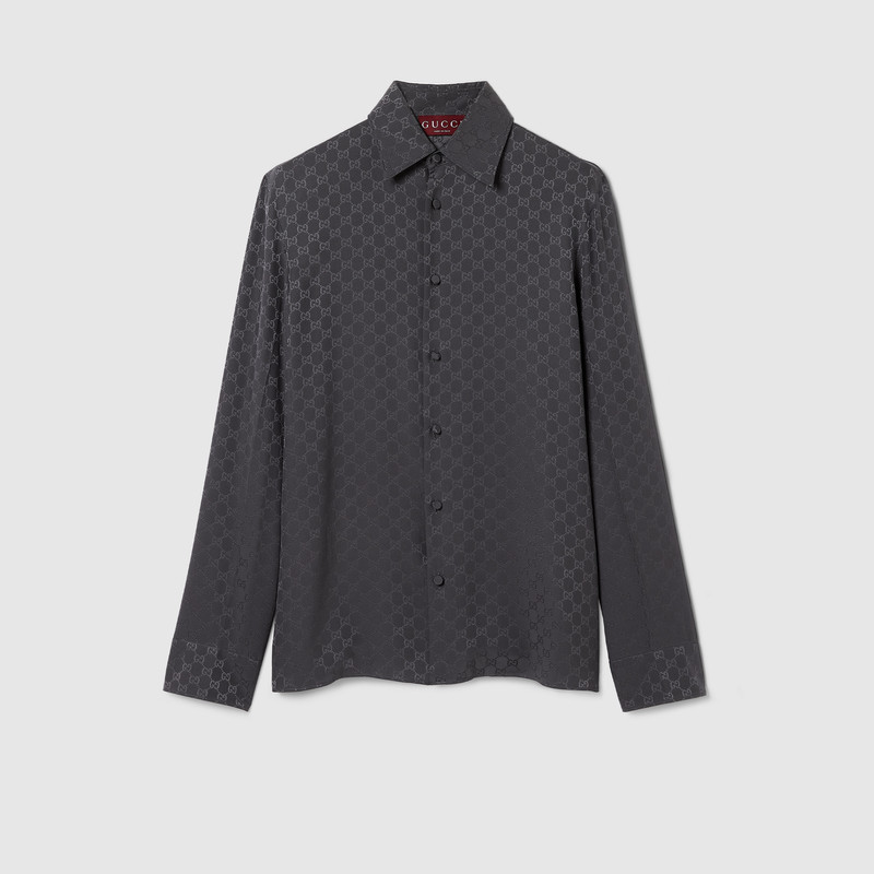 GG silk jacquard shirt 1