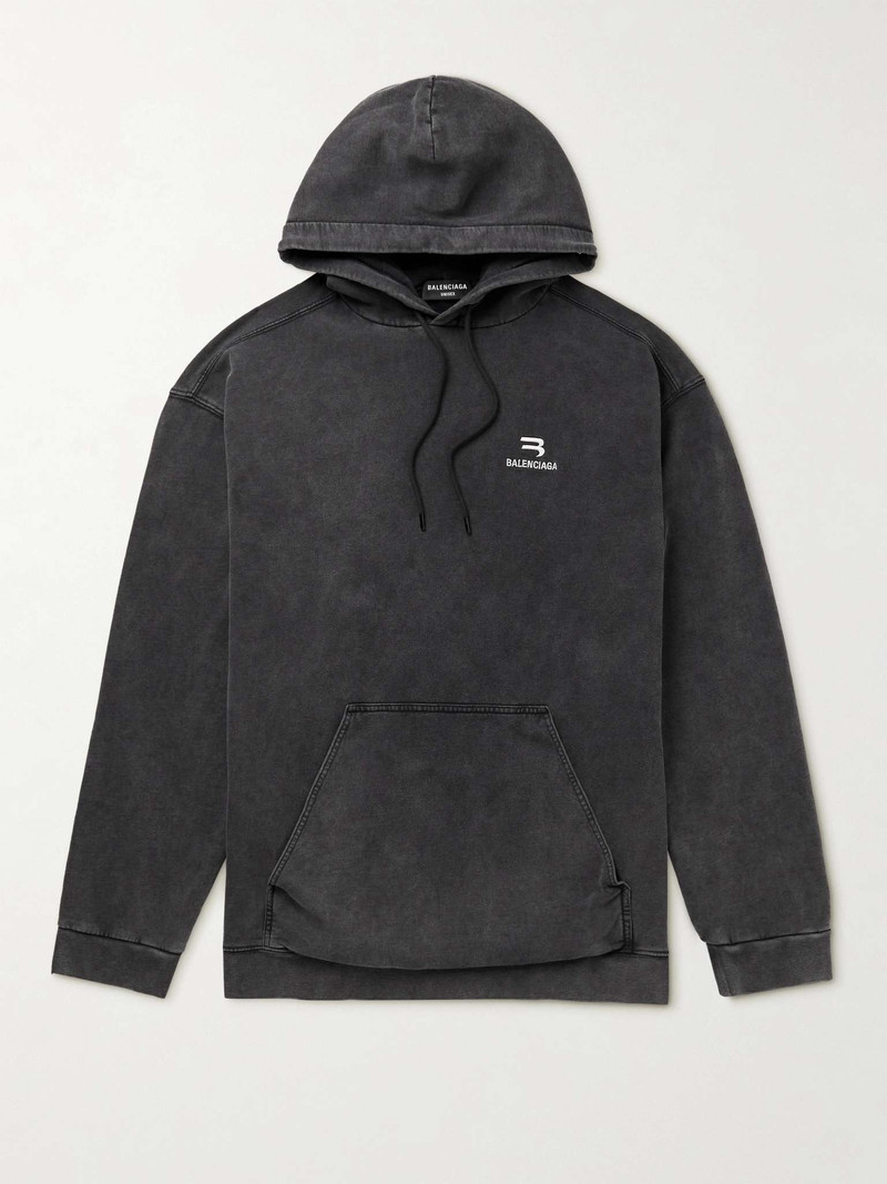 남성 Sporty B 중간 검정에 맞는 Hoodie - 1