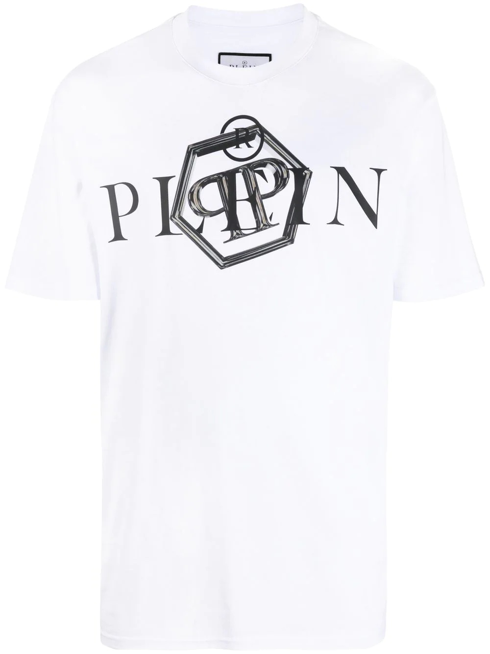 logo-print cotton T-shirt - 1