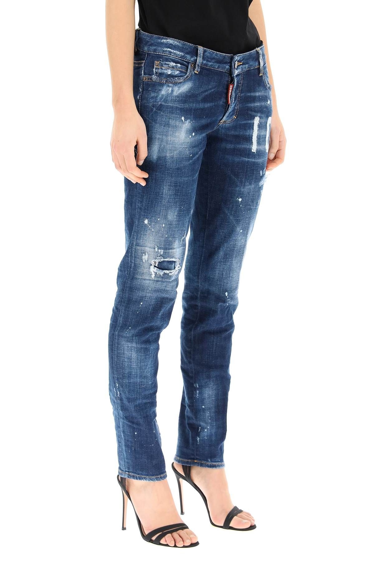 'ICON' PRINT JENNIFER  JEANS - 3