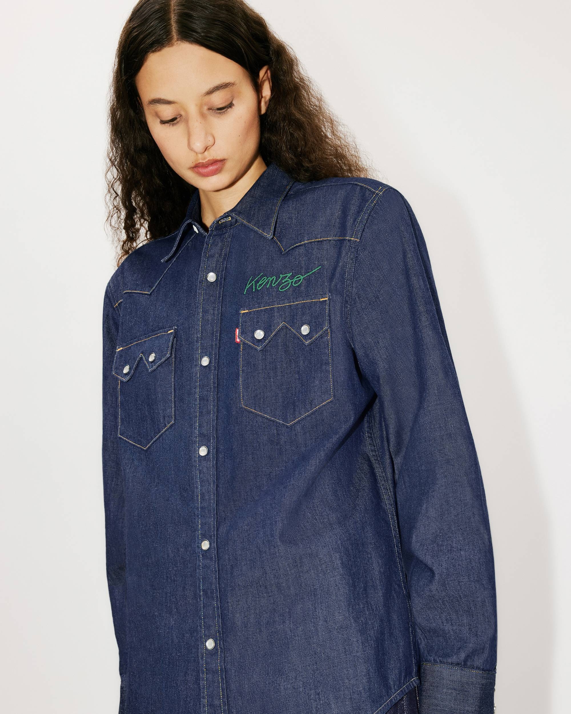 KENZO x LEVI'S® denim genderless cowboy shirt - 12