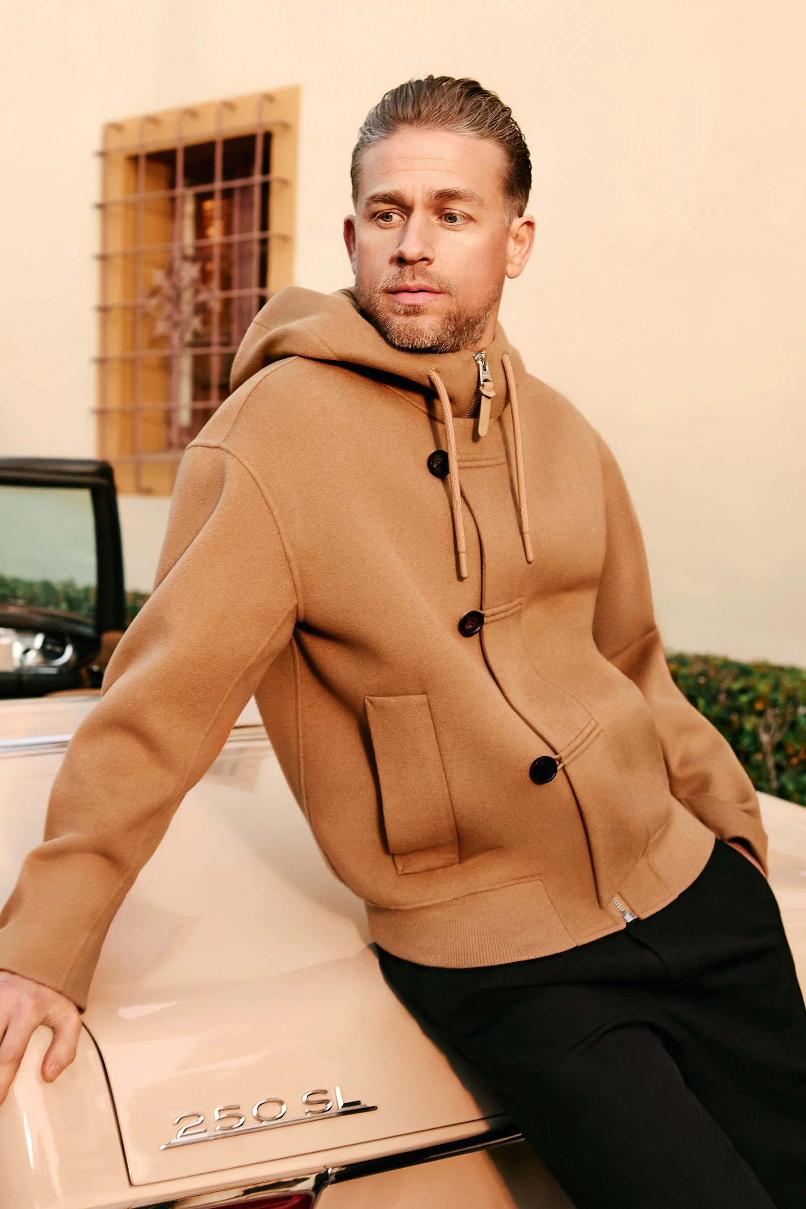 MALIK Double-Face Wool Hooded Jacket - 1