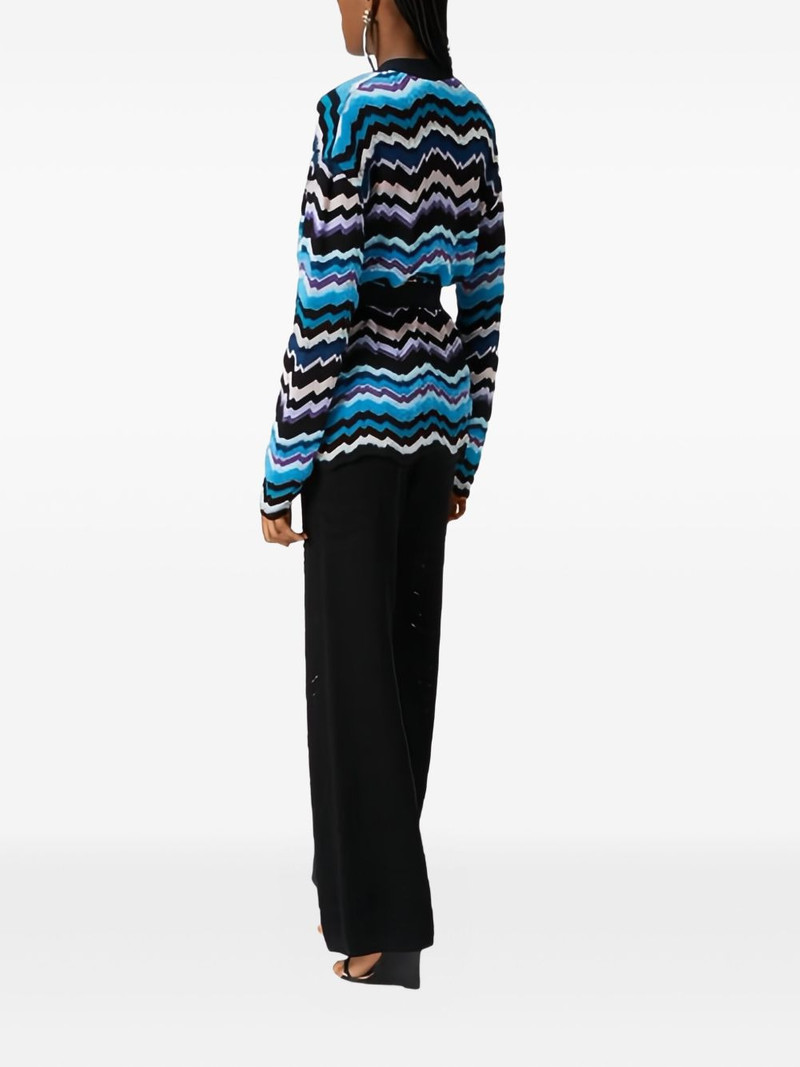 Missoni chevron tie cardigan outlook