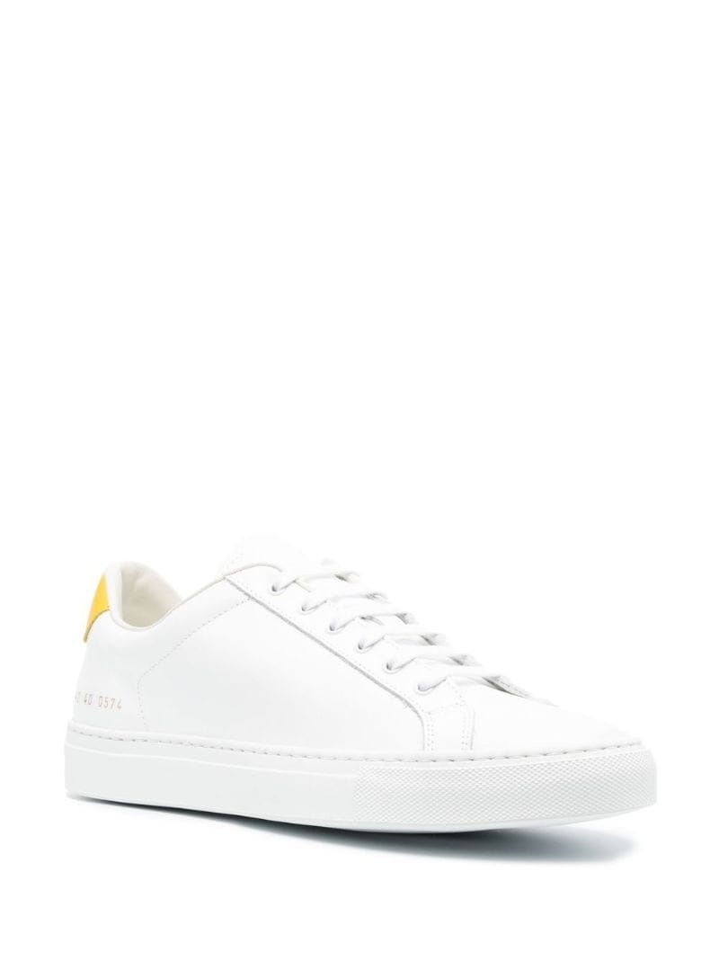 Retro Low leather sneakers - 3
