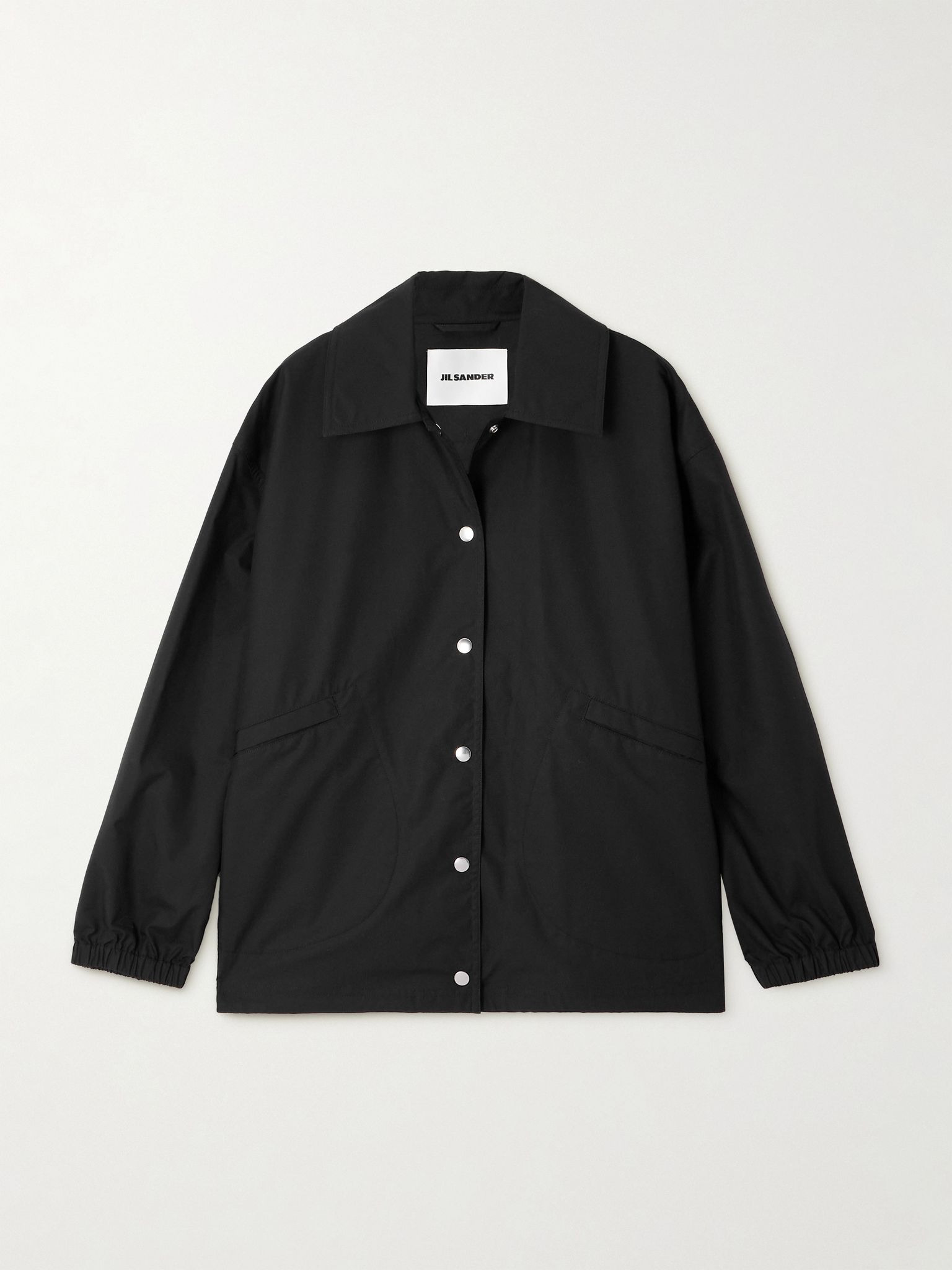 Printed cotton jacket Black - 1