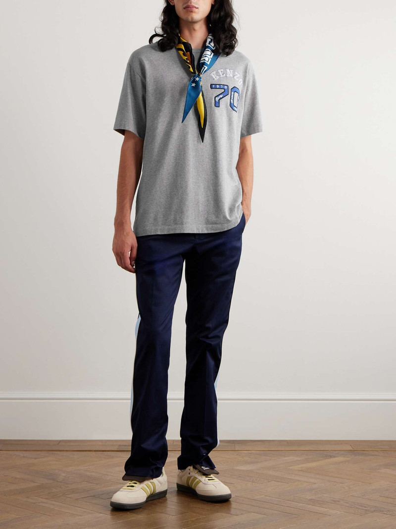 KENZO Logo-Appliquéd Cotton-Jersey T-Shirt outlook