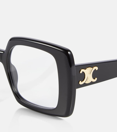 CELINE Triomphe square glasses outlook