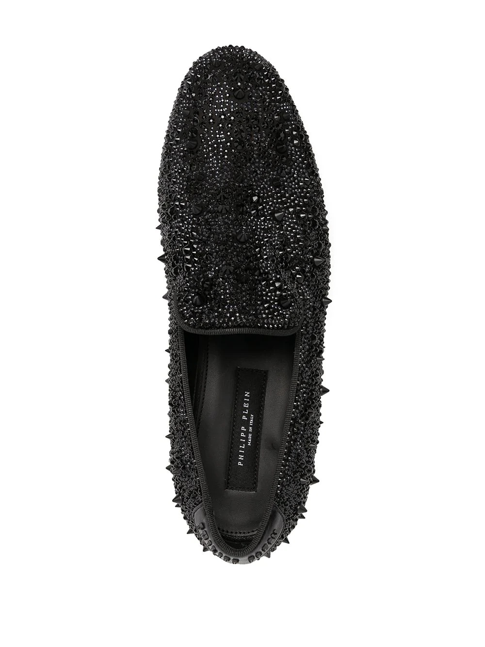 crystal-accented moccasins - 4