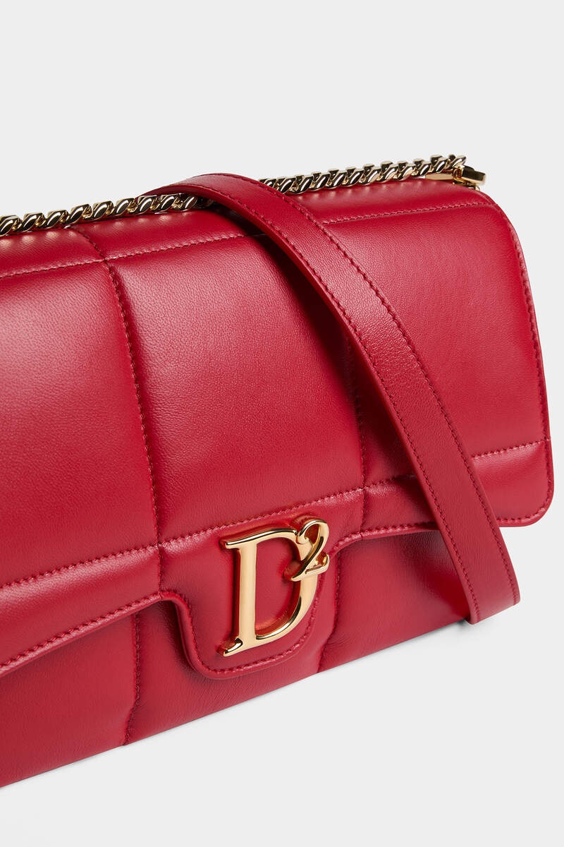 D2 STATEMENT SOFT SHOULDER BAG 4
